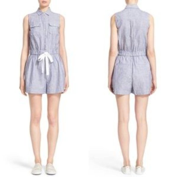 KATE SPADE Broome Street linen romper sz XS - Picture 5 of 11
